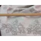   Natúr, jacquard szövésű bordűrös lenvászon - utolsó darab