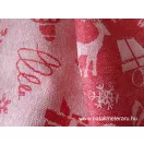Piros karácsonyi jacquard lenvászon kész törölköző 70*160 Piros karácsonyi jacquard lenvászon kész törölköző 70*160