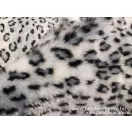Világos szürke ocelot mintás műszőrme csík 30 cm x 148 cm Világos szürke ocelot mintás műszőrme csík 30 cm x 148 cm