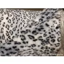 Világos szürke ocelot mintás műszőrme Világos szürke ocelot mintás műszőrme