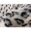 Világos szürke ocelot mintás műszőrme Világos szürke ocelot mintás műszőrme