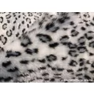 Világos szürke ocelot mintás műszőrme Világos szürke ocelot mintás műszőrme