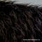 Fekete racka jellegű középhosszú műszőrme