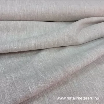 Premium vastagabb, natural mélange rusztikus linen fabric