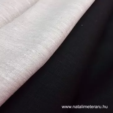 Premium vastagabb, natural mélange rusztikus linen fabric