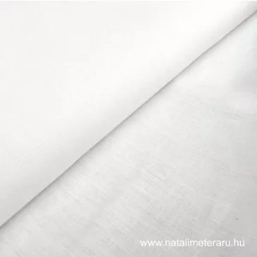 White  linen fabric 100% pure linen