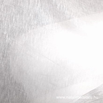 Fehér, géz jellegű lenvászon/White gauze linen fabric
