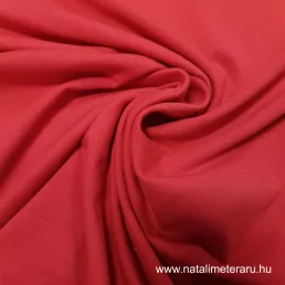 Piros elasztikus pamutjersey - vékony pólóanyag