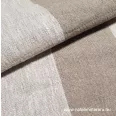   Heavyweight linen fabric beige-dark beige wide striped, 50 cm