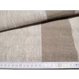   Heavyweight linen fabric beige-dark beige wide striped, 50 cm